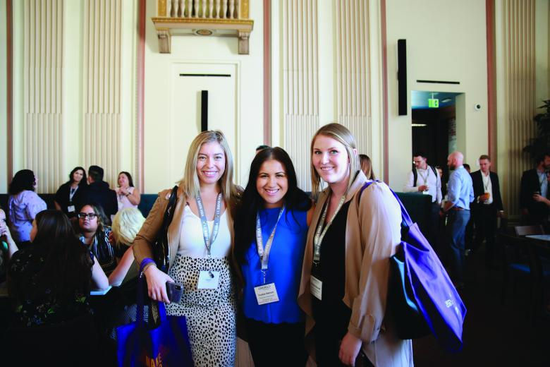 Emily Penrod, communications coordinator, Downtown Sacramento Partnership; Frankie Wenson, marketing coordinator, Downtown Sacramento Partnership; and Amanda Maxwell, digital communications coordinator, Downtown Sacramento Partnership