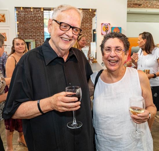Ken Bennett, director of community engagement, Sacramento Self-Help Housing; and Francis Fritas, volunteer, Wellspring Women’s Center