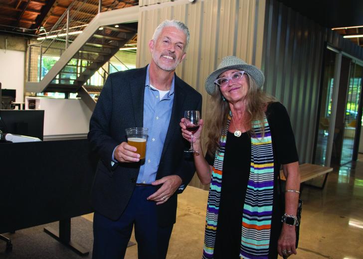 Andy Deeble, principal and CFO,
Lionakis, and Kathryn Sprankle, owner, Sprankle Leadership