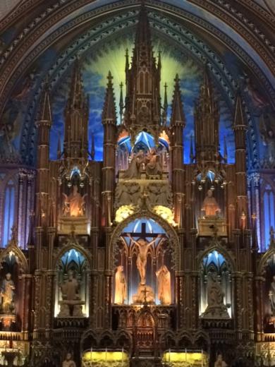 A beautiful church in Montreal A beautiful church in Montreal