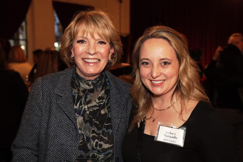 Diane Dusseau, president of property and casualty and practice leader, USI, and Kelsey Morgado, director of marketing and communications, Shriners Children’s Northern California