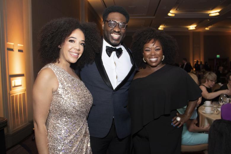 Anna Fontus, Metro EDGE Young Professional of the Year winner and senior program director, Capitol Impact; Amen Obasuyi, manager of platform partnership and livestreaming, Warner Bros. Entertainment; Anette Smith, director of diversity, equity and inclusion, Roth Staffing