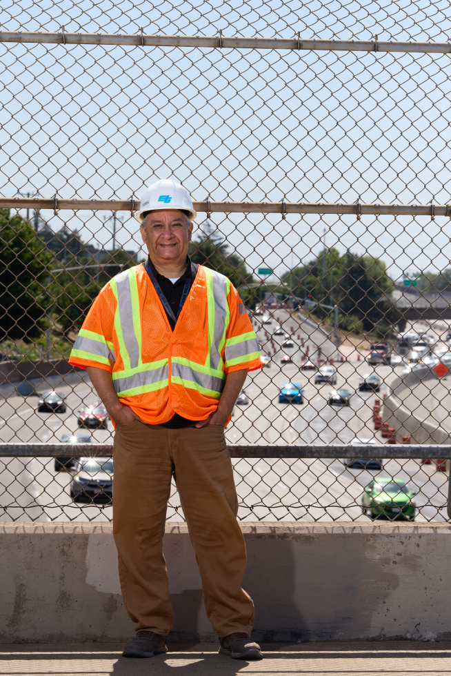 Caltrans Public Information Officer Sergio Ochoa Sánchez says the 5-year, Fix50 project on Highway 50 was one of the most complex construction projects Caltrans has done in 50 years. (Photo by Fred Greaves)
