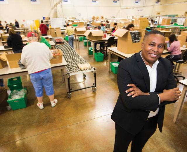 Inside the Rapid Ramen production facility. UC Davis graduate Chris Johnson developed the noodle-cooking product, which is now available in stores nationwide.
