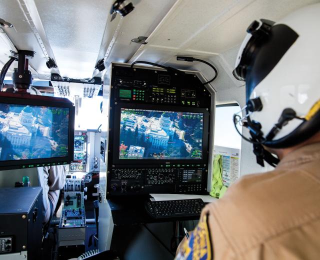 In Auburn, officers with the California Highway Patrol Valley Division Air Operations run emergency response missions from Butte County to San Joaquin County, a coverage area of 13 counties. 