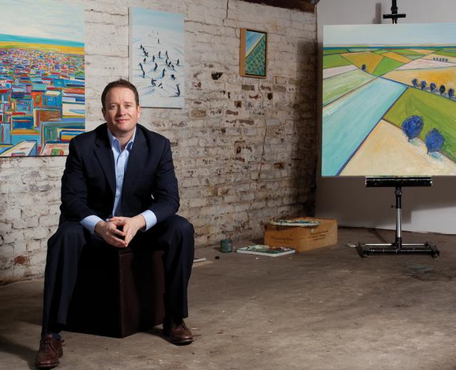 Sacramento artist Tim Collom