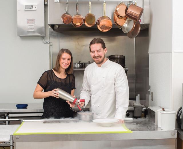 Michael Warring and Ali Gulczynski mix old-school finery with modern science to create a local dining experience that is sophisticated yet approachable. 