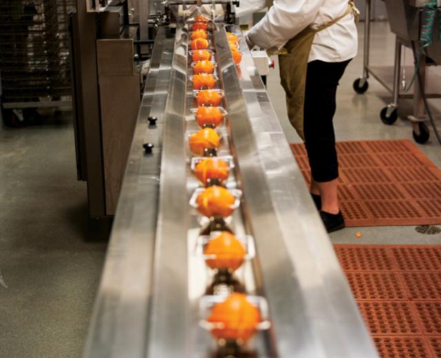 Lunchtime at Fred T. Korematsu Elementary School in Davis.