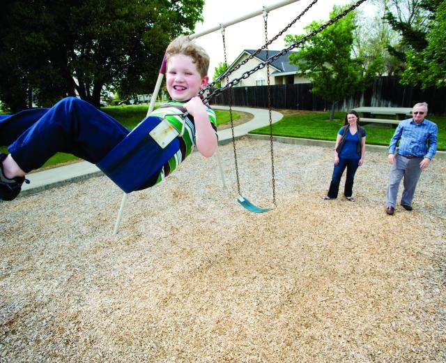 Grass Valley resident Kendra Delaney lives in a multigenerational household, which includes her son, Sam, and father, Jim