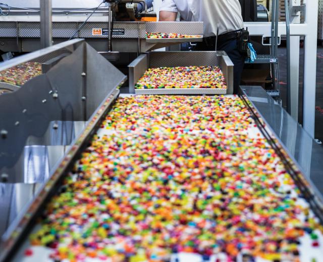 Production Supervisor Trevor Parkinson is the son of Jelly Belly Executive Vice Chair Lisa Brasher. The sixth-generation employee has been with the company for six years.