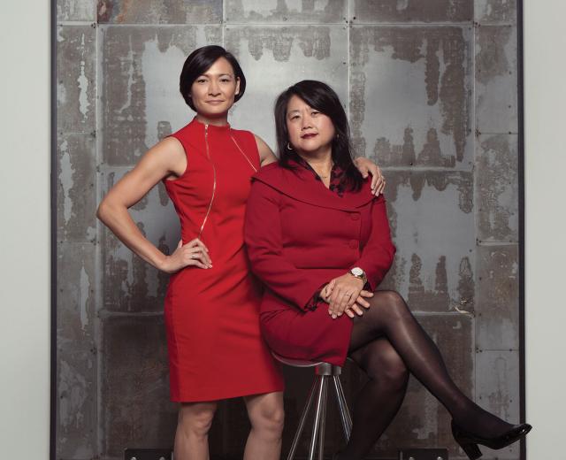 Bernadette Austin, project manager, Domus Development; and Meea Kang, president and founding partner, Domus Development

