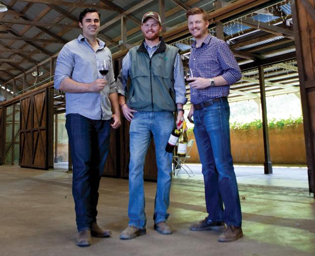 Tom Merwin and David and Phil Oglivie launched Muddy Boot Wine out of Clarksburg in 2014