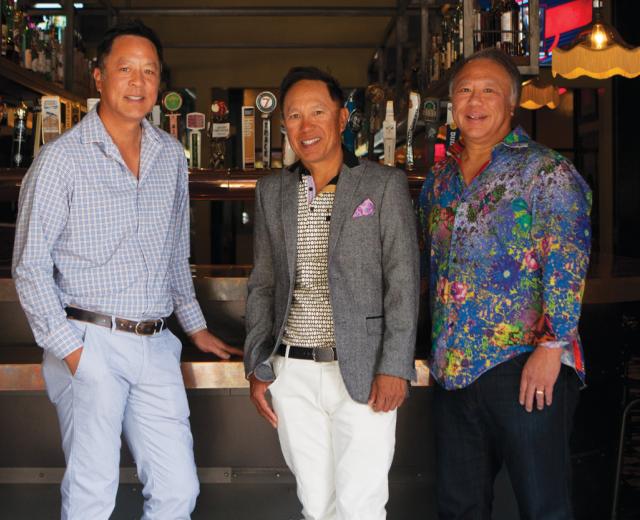 Left to right: Alan, Mason and Curtis Wong own six restaurants in Sacramento.
