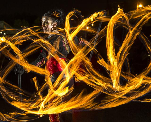 For most of her youth, Sequoia Criteser (pictured above) was petrified of fire. As a child, she would not have imagined starting a career as a fire dancer 13 years ago. She first tried the artform down by the American River, when another dancer handed her the equipment to try fire poi, a style of performance art that usually involves swinging tethered, fiery weights around in rhythmic and geometric formations.
