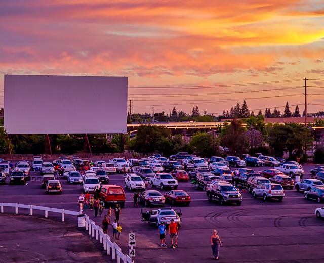 A Tuesday night Fun Family Night crowd awaits the start of “The Secret Life of Pets 2.”