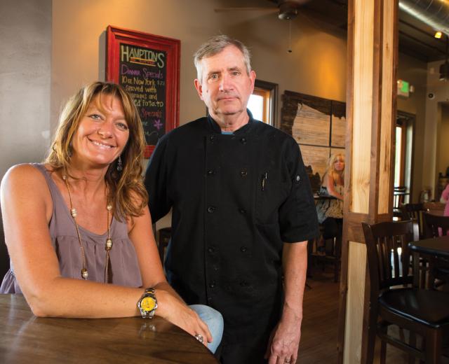 Hampton’s on Sutter’s manager Jennifer Kipgen and Chef Pete Treleden