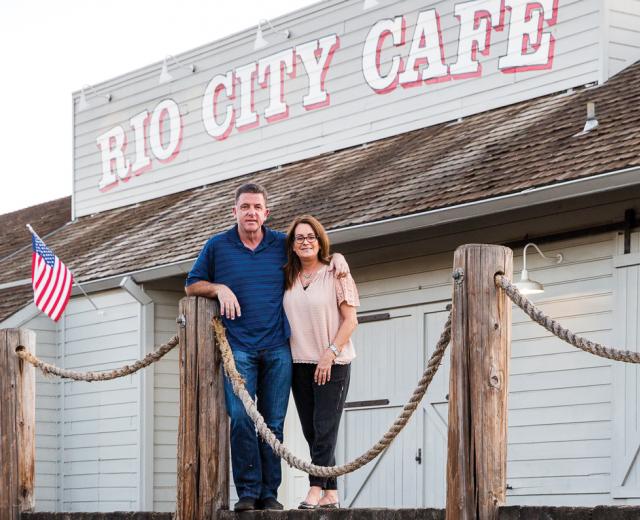 Mark and Stephanie Miller own Rio City Cafe in Old Sacramento.