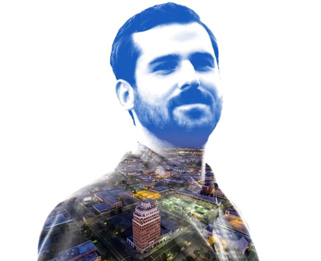 (Design by Darren Ragle, Aerial Photo by Eli Margetich, Portrait by Cim Medriano)