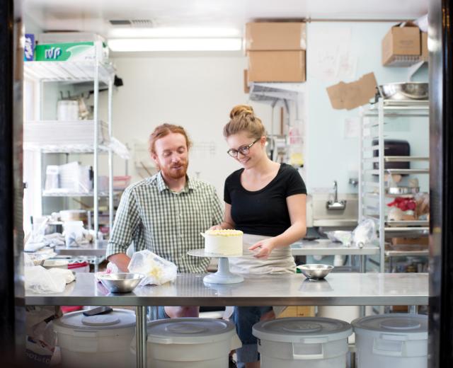 Danny and Olga Turner, owners, Pushkin’s Bakery