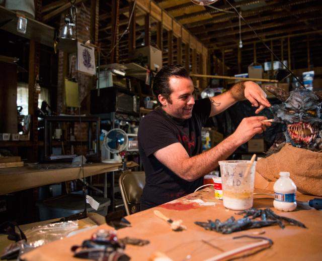 David Ainsworth is the creative mind behind Alchemy FX, a Sacramento-based special-effects studio that employs creative types and engineers to build costumes and illusions for local theaters and film producers