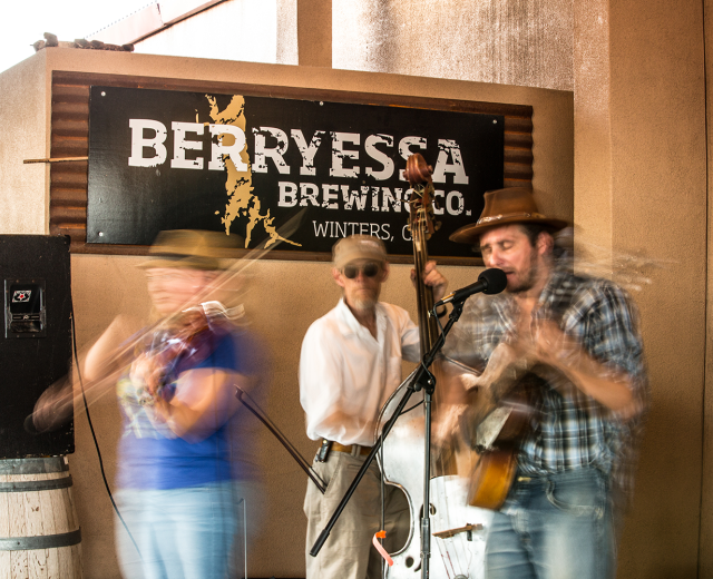 Berryessa Brewing Co. is as much a community center as it is a taproom. Patrons can regularly find fresh produce for sale near the food truck and pickup Wiffle ball games. 