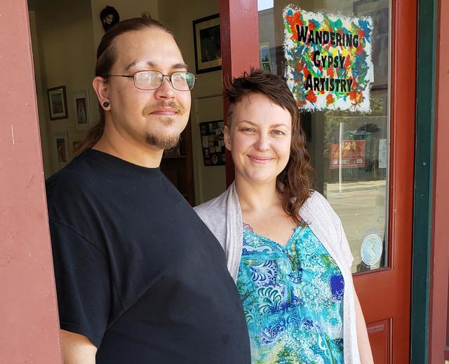 Harley and Zahna Smith, who opened Wandering Gypsy Artistry last year, are putting down roots in Isleton, which they say is an ideal spot for their family.