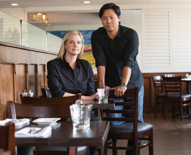 Krissy White and Matt Sin, owners, Foundation Restaurant & Bar