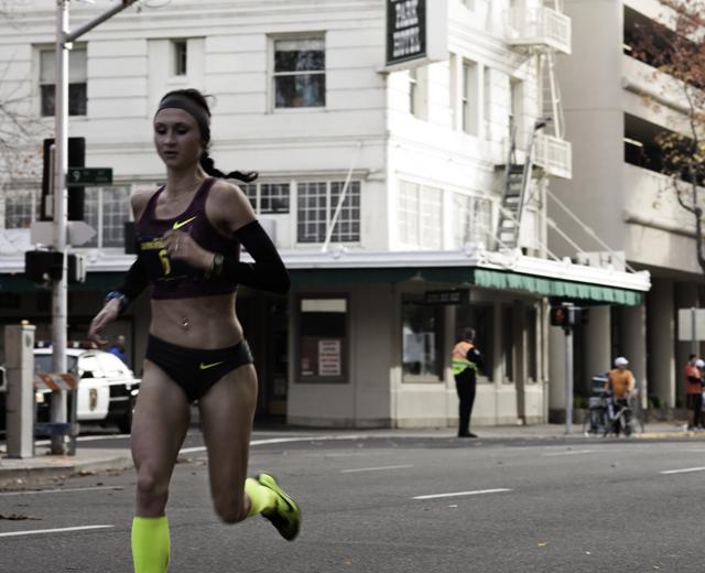 Volha Mazuronak broke the women's fastest time on the course to date with her finish of 2:27:30.

(photos: Rich Beckermeyer)