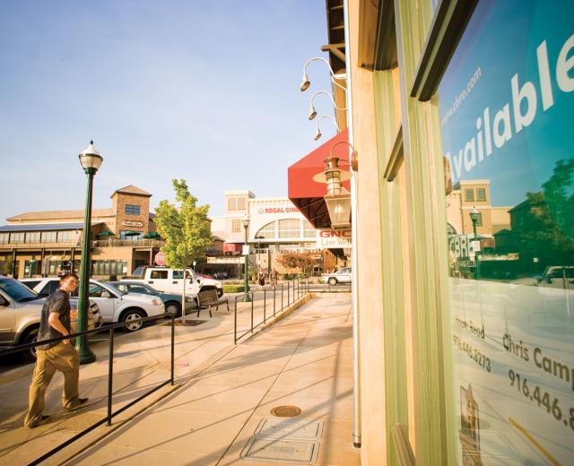 The El Dorado Hills Town Center mostly houses small independent merchants and a handful of national chains. 