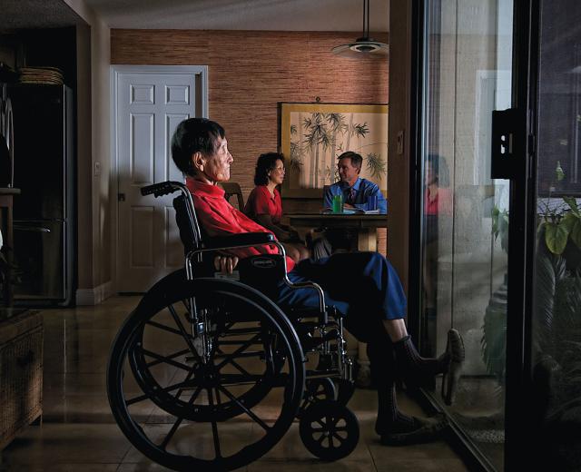 Jessie Lum, 96, has dementia and currently lives in an assisted-living facility at a cost of $3,500 a month. Lum's daughter Marian Bayham purchased Lum's long-term care insurance 15 years ago. It now covers 85 percent of her living costs.