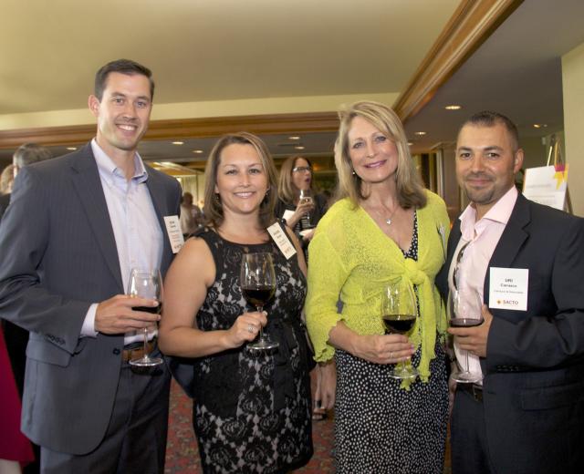 Kevin Roberts, financial representative with Northwestern Mutual; Rachel Bennett, Director of Sales Miles Treaster & associates; Lorretta Laslo, development manager, Intech Mechanical Company, Inc and Uri Carrazco, owner, Carrazco & Associates 