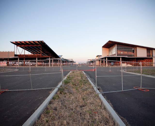 The Elk Grove Promenade began construction in 2007, and the fate of the unfinished project is still unknown. 