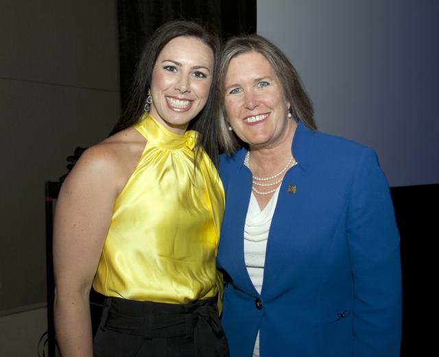 J’aime Rosales, special events coordinator, Elevation Ten Winery and Beverly “Babs” Sandeen, vice chancellor, resource & economic development, Los Rios Community College District