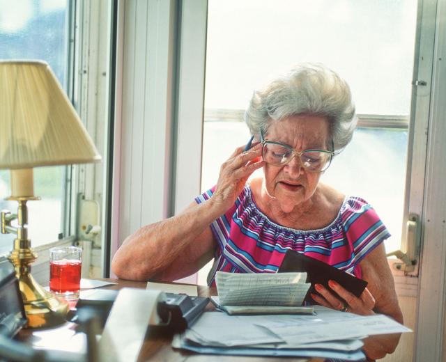 Nearly one in five Americans over the age of 65 have been financially victimized. Such financial abuse costs older Americans more than $2.6 million annually. 

(istockphoto)