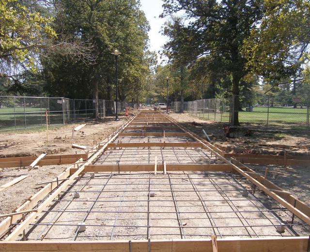 Unveiled last October, the $350,000 Centennial Walk connects the Memorial Union with Shields Library. 

(Photo courtesy of UC Davis)
