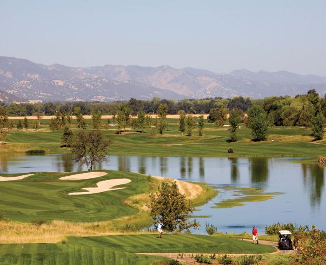 Cache Creek Casino Resort began as a bingo hall but has slowly added amenities, such as this year-old 18-hole championship golf course, in its push to become a destination resort. 