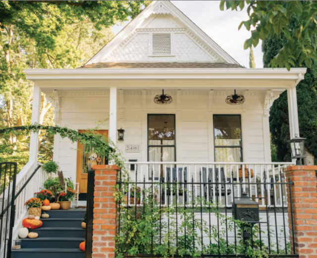 This 131-year-old folk Victorian-style house was auctioned off in 2018. Previously condemned, it is now a testament to one couple’s dream. (Photo by Francisco Chavira)