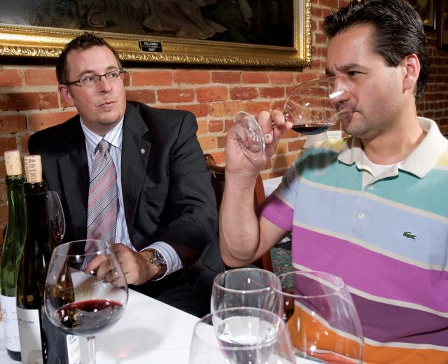 The Firehouse Restaurant sommelier Paul Marsh and wine buyer Richard Macias agree - high alcohol or not, drink what you like