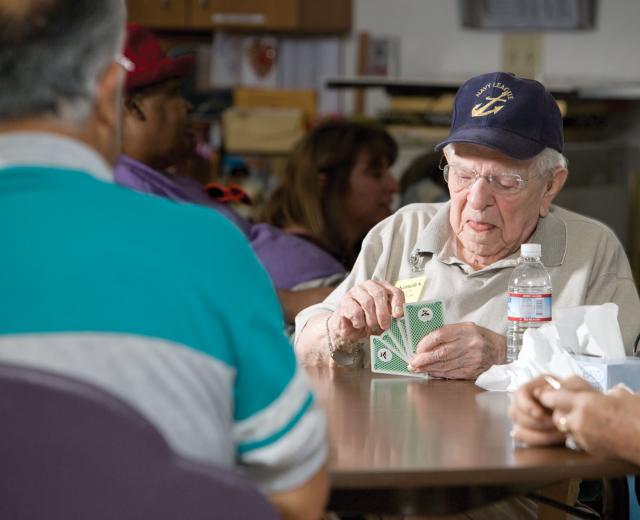 Ken Skoonberg, 97, likes the PACE program and says he doesn't miss a day.