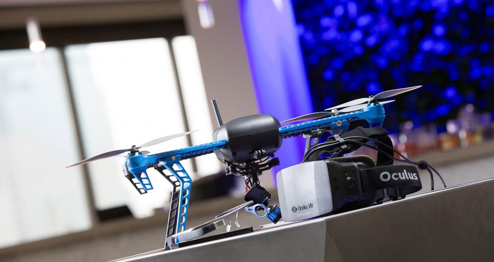 Among the technologies that help the Kings lead the pack are a camera-equipped drone and an Oculus Rift virtual reality headset.