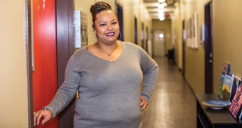 Porsche Island found independence with St. John's Program for Real Change, which helped set goals and tracked her progress toward them.