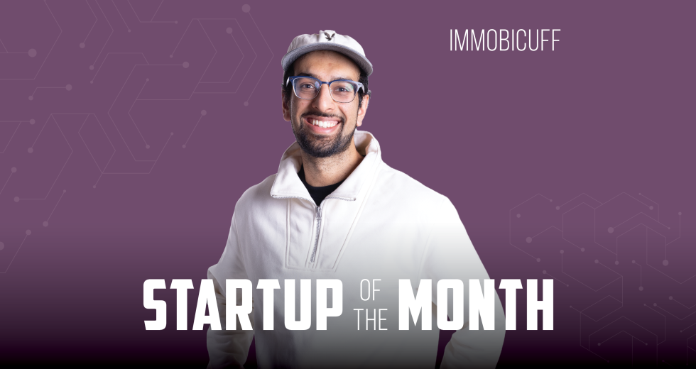 Saahil Sachdeva, co-founder and CEO of ImmobiCUFF. (Photo by Katy Karns)