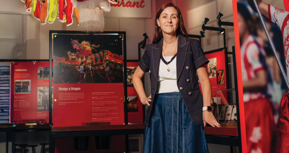 Erin Clancey is executive director for the California Museum. (Photo by Francisco Chavira)