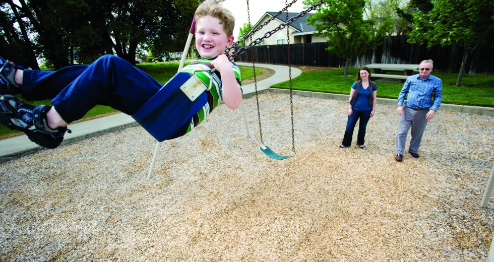 Grass Valley resident Kendra Delaney lives in a multigenerational household, which includes her son, Sam, and father, Jim
