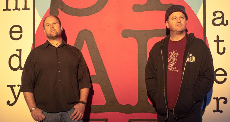 From left: Jessie Jones and John Morris Ross IV originally opened their comedy club to serve as a live studio for their podcast.