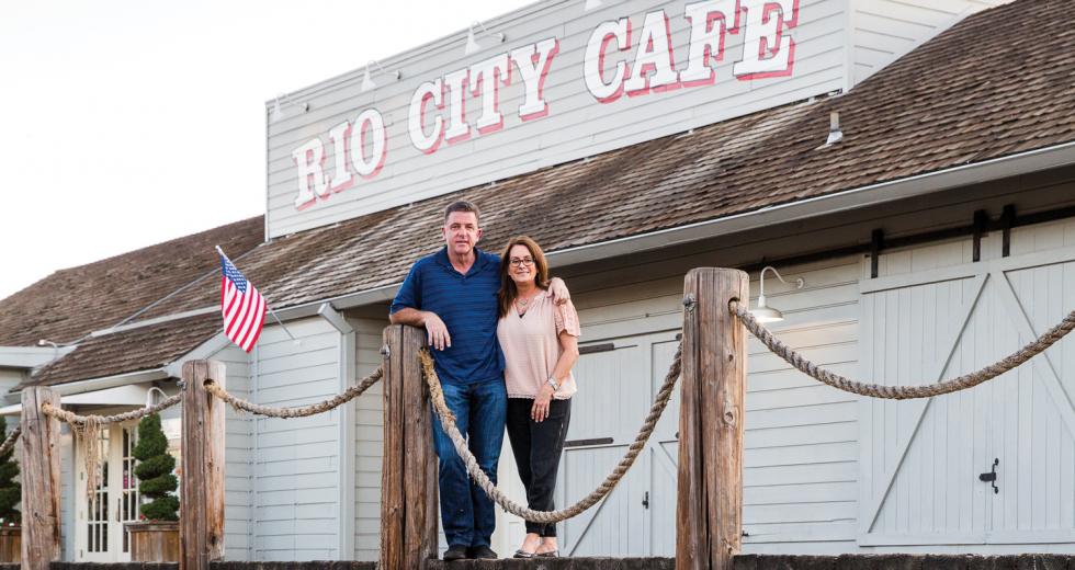 Mark and Stephanie Miller own Rio City Cafe in Old Sacramento.