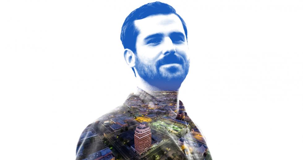 (Design by Darren Ragle, Aerial Photo by Eli Margetich, Portrait by Cim Medriano)