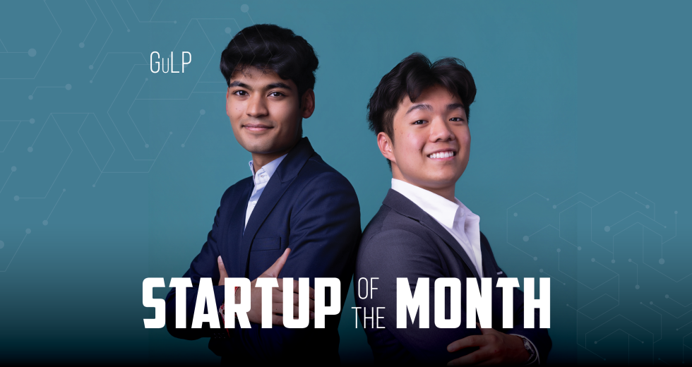 Umang Vadhar and Ben Duong are co-founders of GuLP. (Photo by Katy Karns)