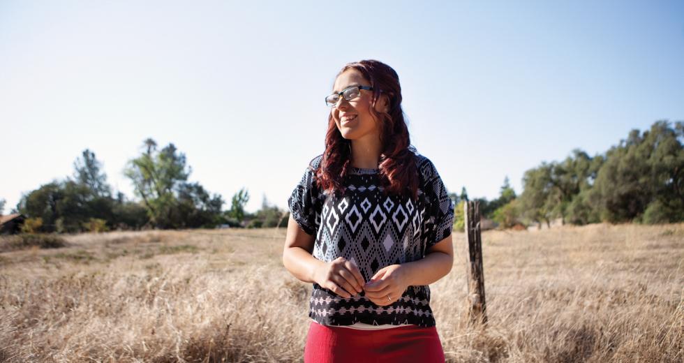 Marina Hall recently emancipated from California’s foster care system. Through a nonprofit financial literacy program, she is on a path to fiscal health.