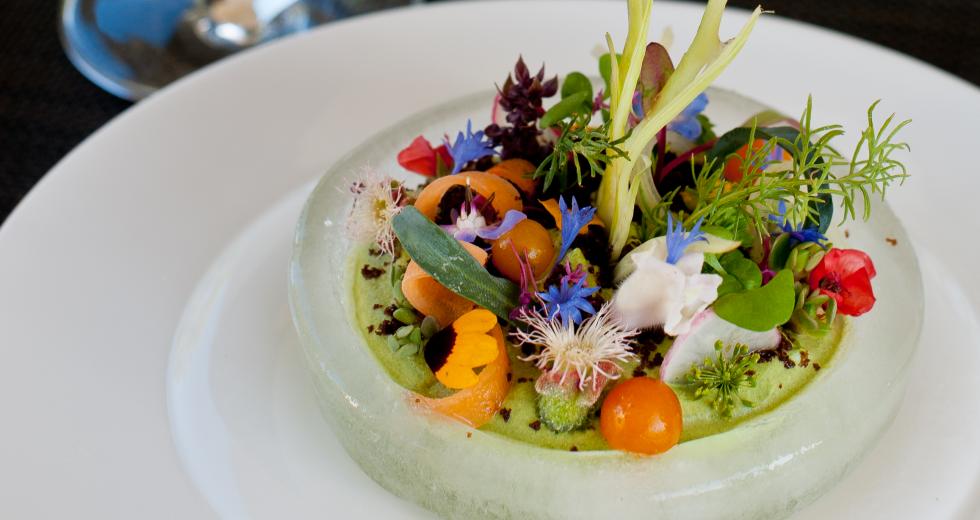 Chef Scott Ostrander creates the menu for The Restaurant at Park Winters.